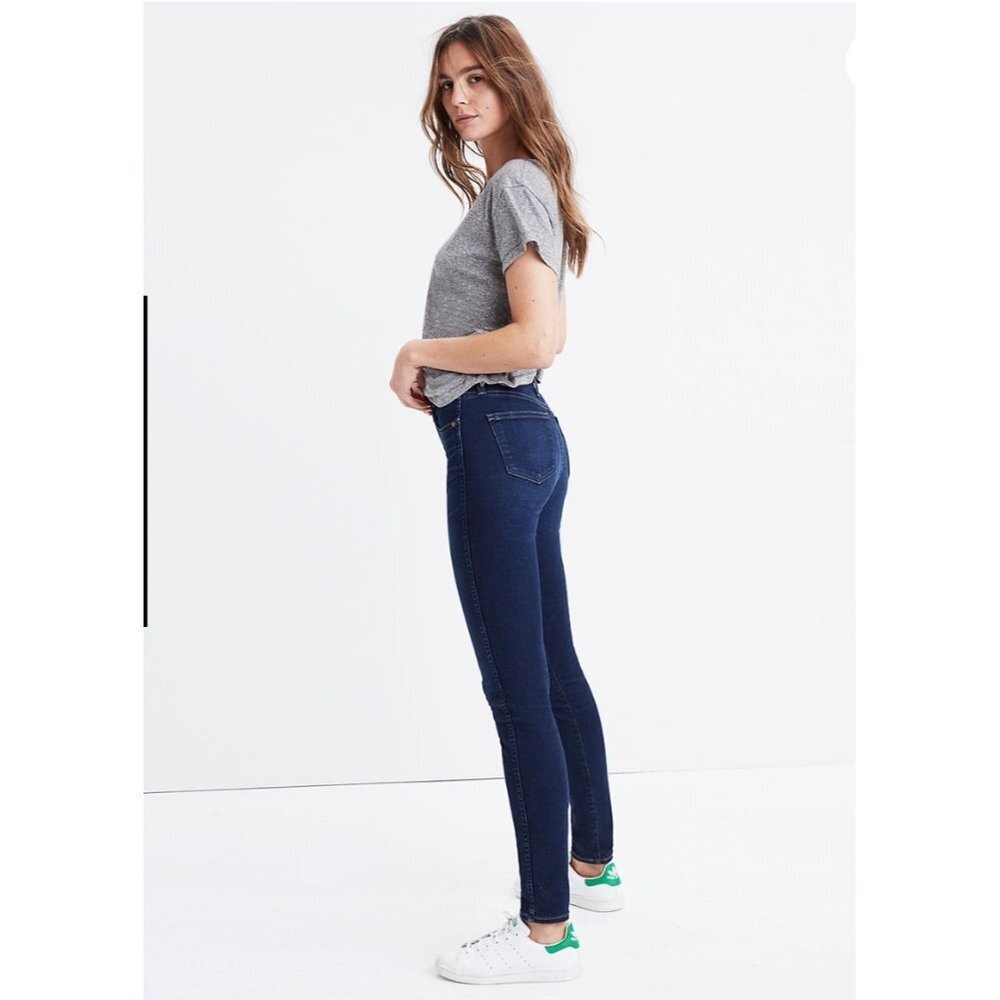 Madewell 10" High-Rise Skinny Jeans Size 24 Dark Wash